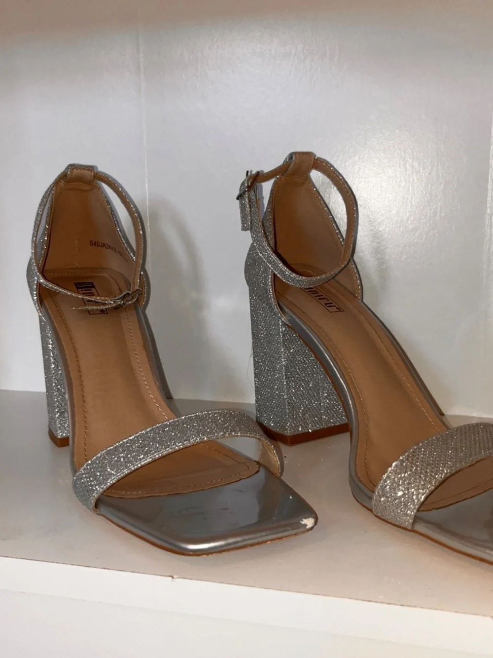 Silver heels
